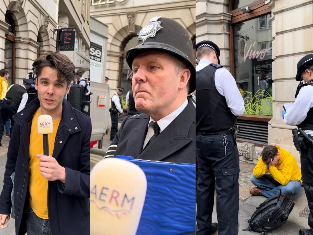 ‘They’re being arrested. End of.’
